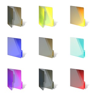 Vista Folder Colors icon sets preview