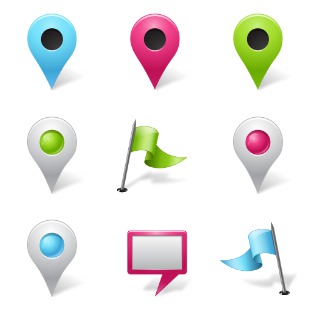 Vista Map Markers icon sets preview