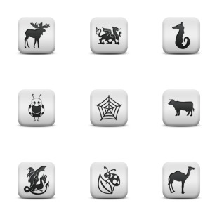 Animals icon sets preview