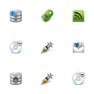 Web Injection icon sets preview