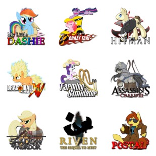 Even More Ponified Game icon sets preview