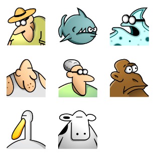 The Far Side icon sets preview