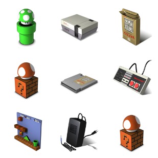 Nes icon sets preview