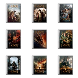 Hobbit icon sets preview