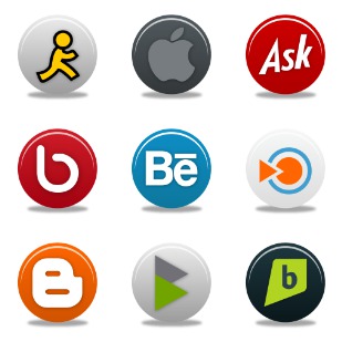 Pretty Social Media 2 icon sets preview