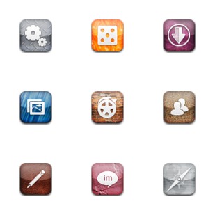 Chalkwork iPhone & iPod Touch Mini-Set V1.3 icon sets preview