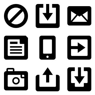 mailbox ui icon sets preview