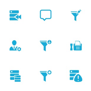 Vector - data icon sets preview