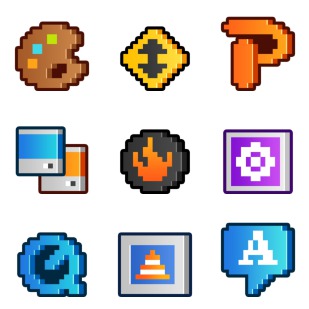 Arcade Daze Apps Vol. 1 icon sets preview