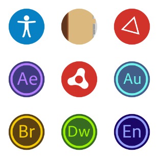 The Circle icon sets preview