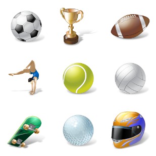 Vista Style Sport icon sets preview