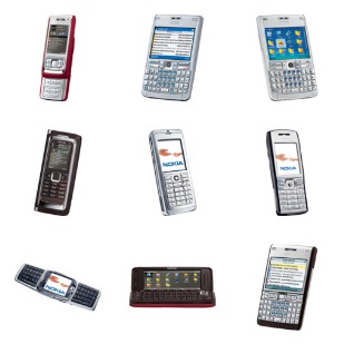 Nokia E icon sets preview