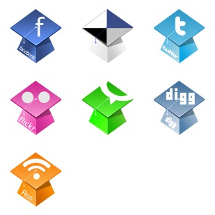 Graduation Hat icon sets preview