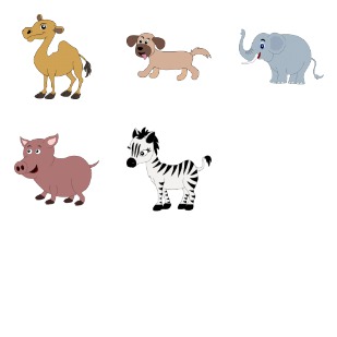 Animals icon sets preview