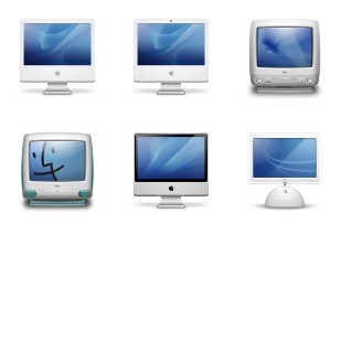 iMac Generations icon sets preview