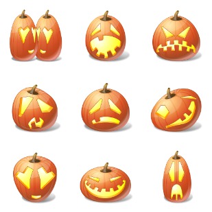 Vista Halloween icon sets preview