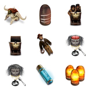 Indiana Jones And The Temple of Doom icon sets preview