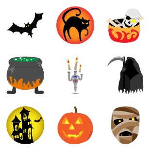 Halloween 2012 icon sets preview