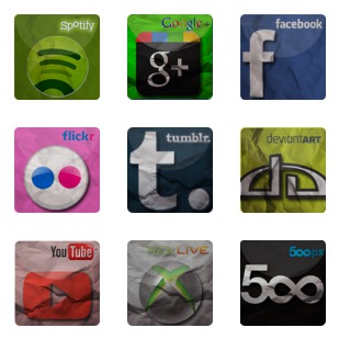 Social Pack icon sets preview