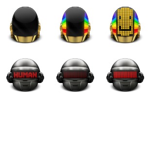 Daft Punk icon sets preview