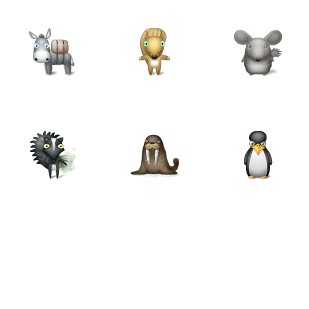 Animal icon sets preview