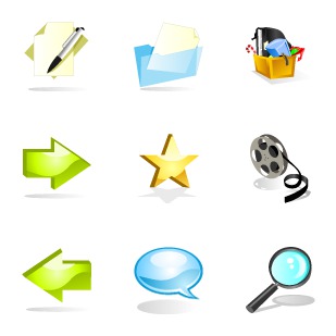 WebGloss 3D icon sets preview