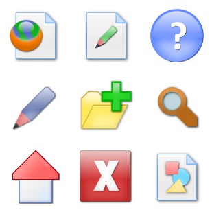 Toolbar Icons 3 BY Ruby Softwar icon sets preview