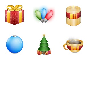 Festive icon sets preview