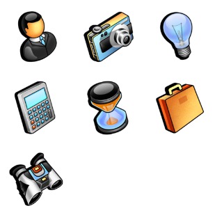 Sunny day General icon sets preview