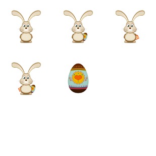 Easter Bunny Egg icon sets preview