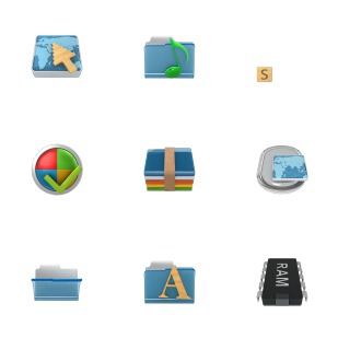 Flat World icon sets preview