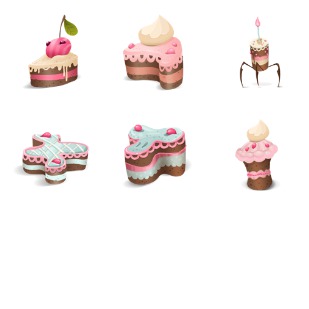 Sweets icon sets preview