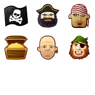 Jolly Roger icon sets preview