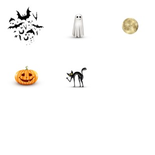 Lovely Halloween icon sets preview