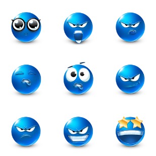 Very Emotional Emoticons icon sets preview