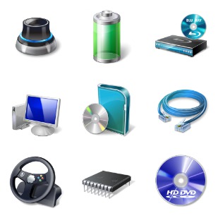 Vista Hardware Devices icon sets preview