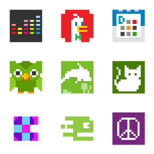 Simply 8-bits #3 icon sets preview