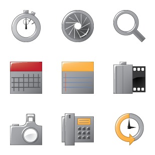 Super Simple Grey Series icon sets preview