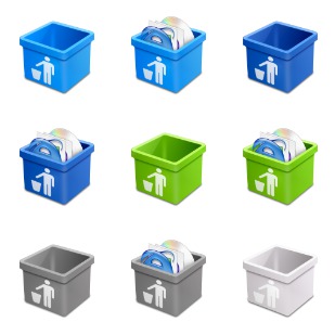 Dsquared Trash icon sets preview