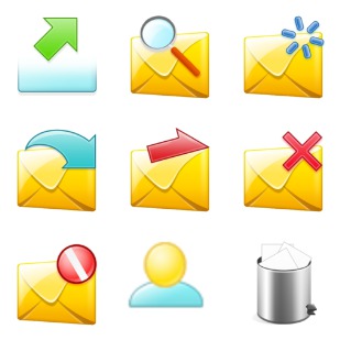 Email icon sets preview