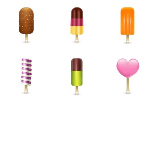 Icecream icon sets preview