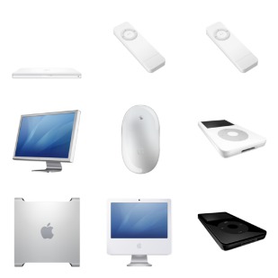 APPLE PRODUCTS icon sets preview