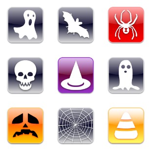 iPhonica Halloween icon sets preview