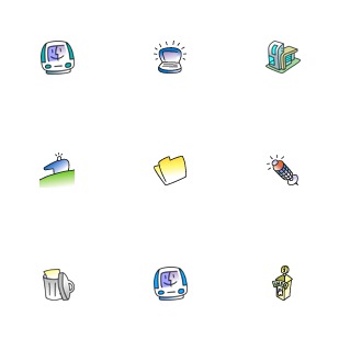 eWorld 2000 icon sets preview