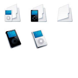 iPod Folders icon sets preview