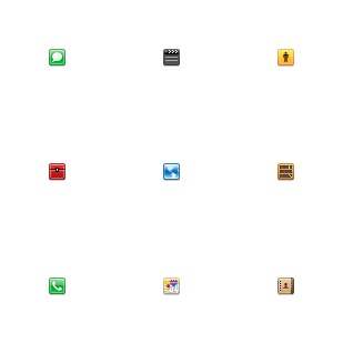 iPhone Sidebar icon sets preview