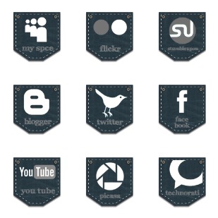 Social Jeans icon sets preview