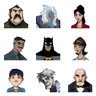 The Batman Vol. 1 icon sets preview