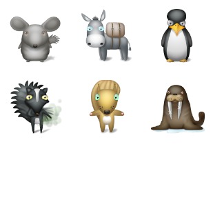 Animals icon sets preview