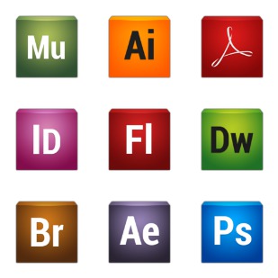 Trapez for Adobe CS6 icon sets preview